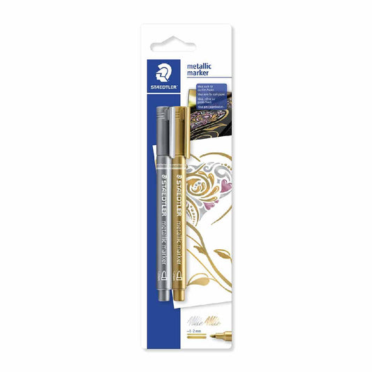 Metallic Markers Gold & Silver blister pack Default