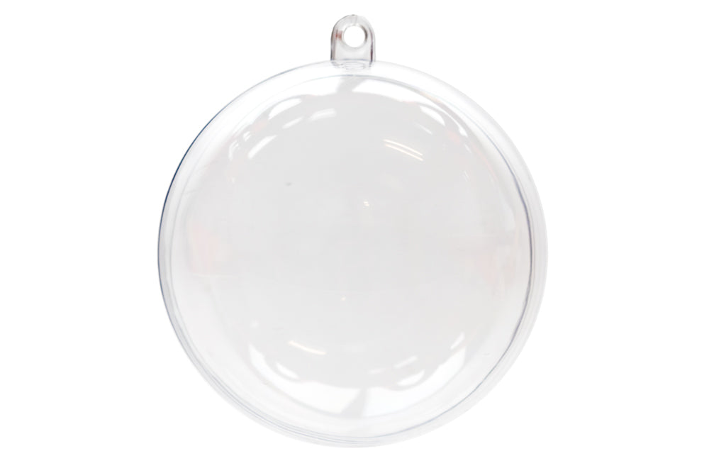 Plastic Ball Clear 70mm Pack of 5 Default