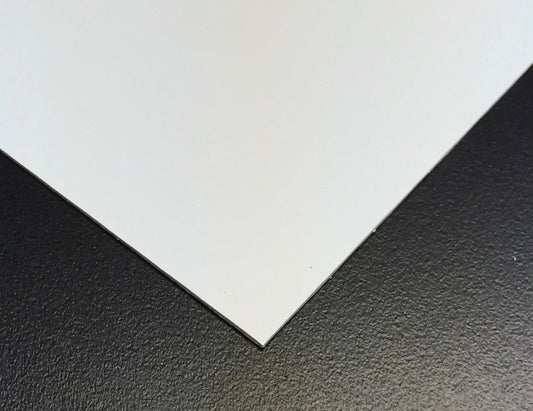 Plastic Card White 1mm 457 x 330mm Sheet Default