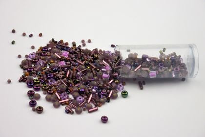 Beads Shades of PURPLE Glass 20g Default