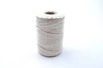 String White Cotton 2mm 100g Default