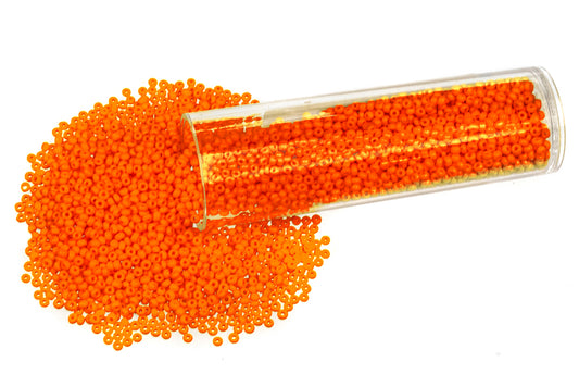 Beads T02-50 Orange Opaque Glass Seed 35g Default