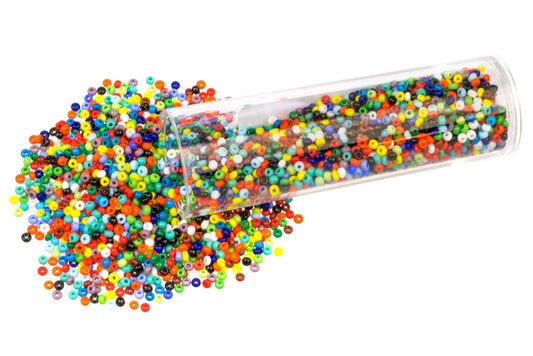 Beads T02-55 Asstd Opaque Glass Seed 35g Default