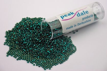 Beads T05-16 Sea Green Foil Glass Seed 35g Default