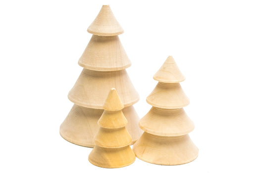 Wooden Christmas Trees x 3 Default